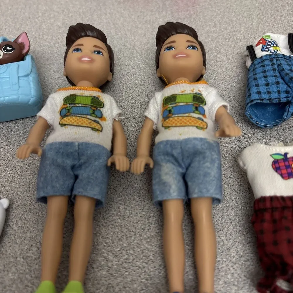 Barbie Club Chelsea 2 Boy Dolls 